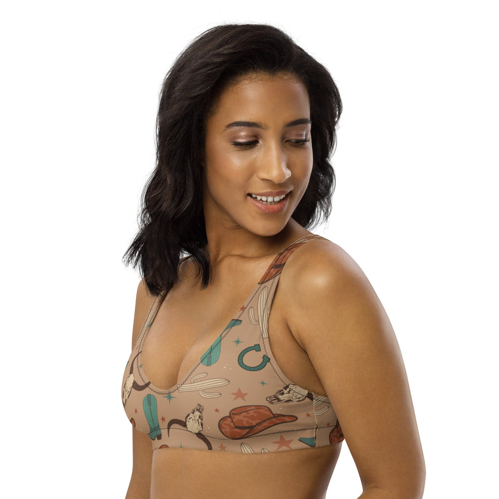 Baha Ranch Yeehaw All Western Bikini Top