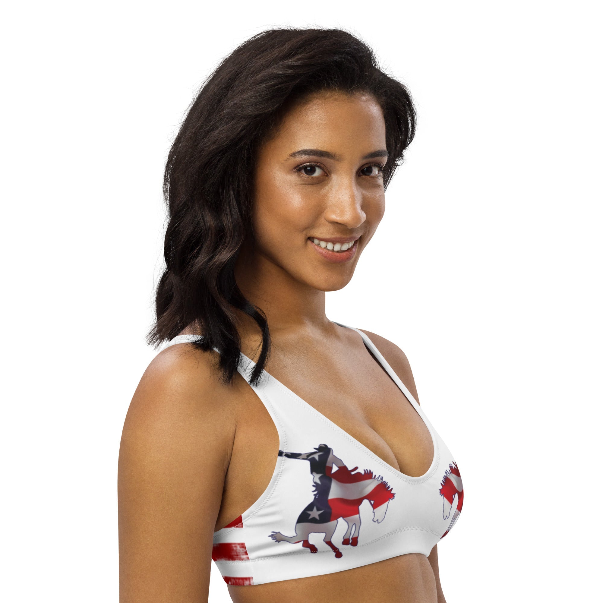 Baha Ranch Yeehaw American Rodeo Bikini Top