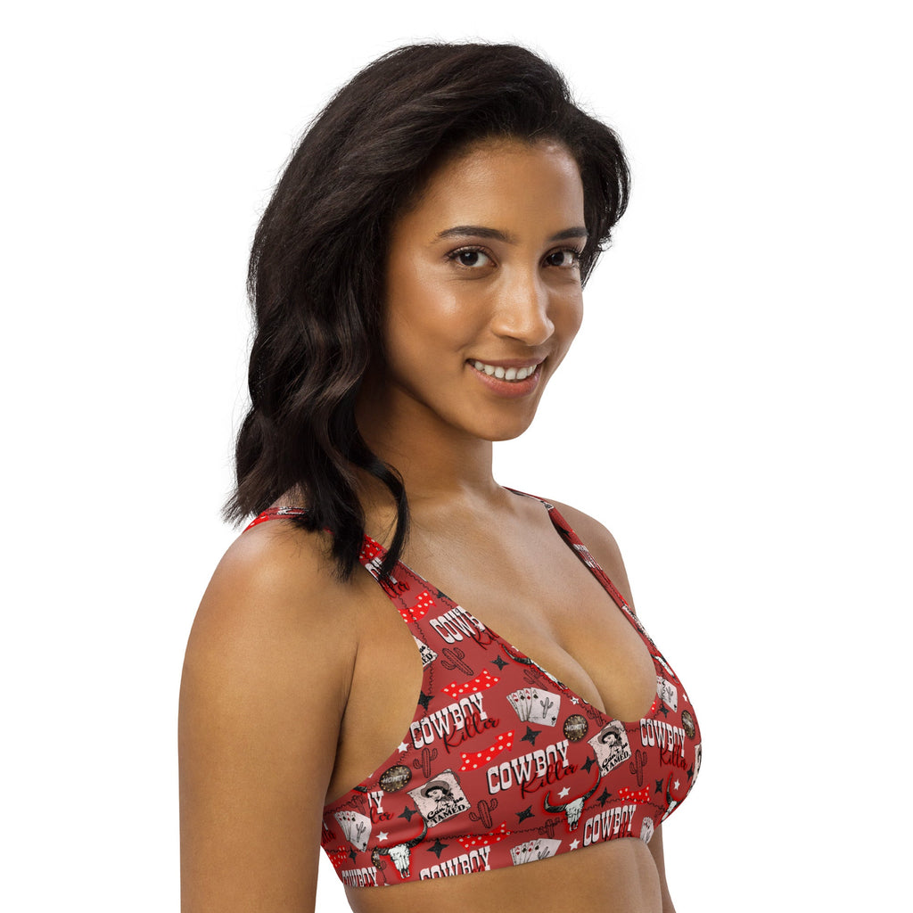 Baha Ranch Yeehaw Cowboy Killer Bikini Top