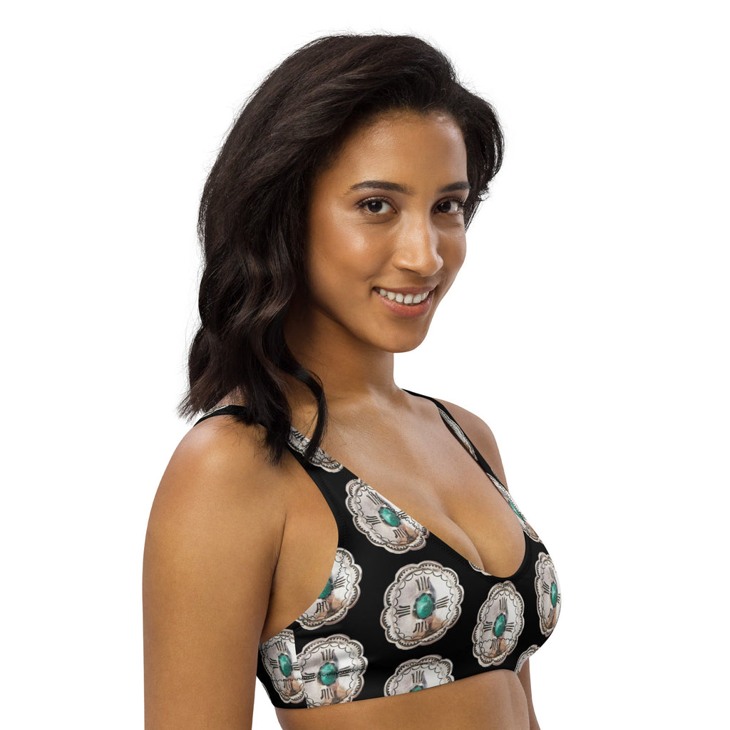 Baha Ranch Yeehaw Concho Crazy Bikini Top