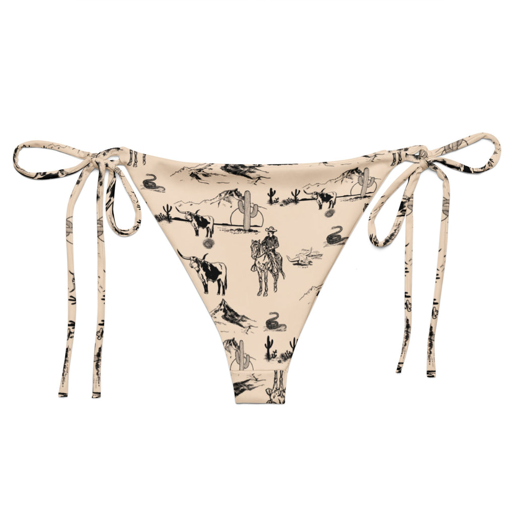 Baha Ranch Yeehaw Cowboy Ranch String Bikini Bottom