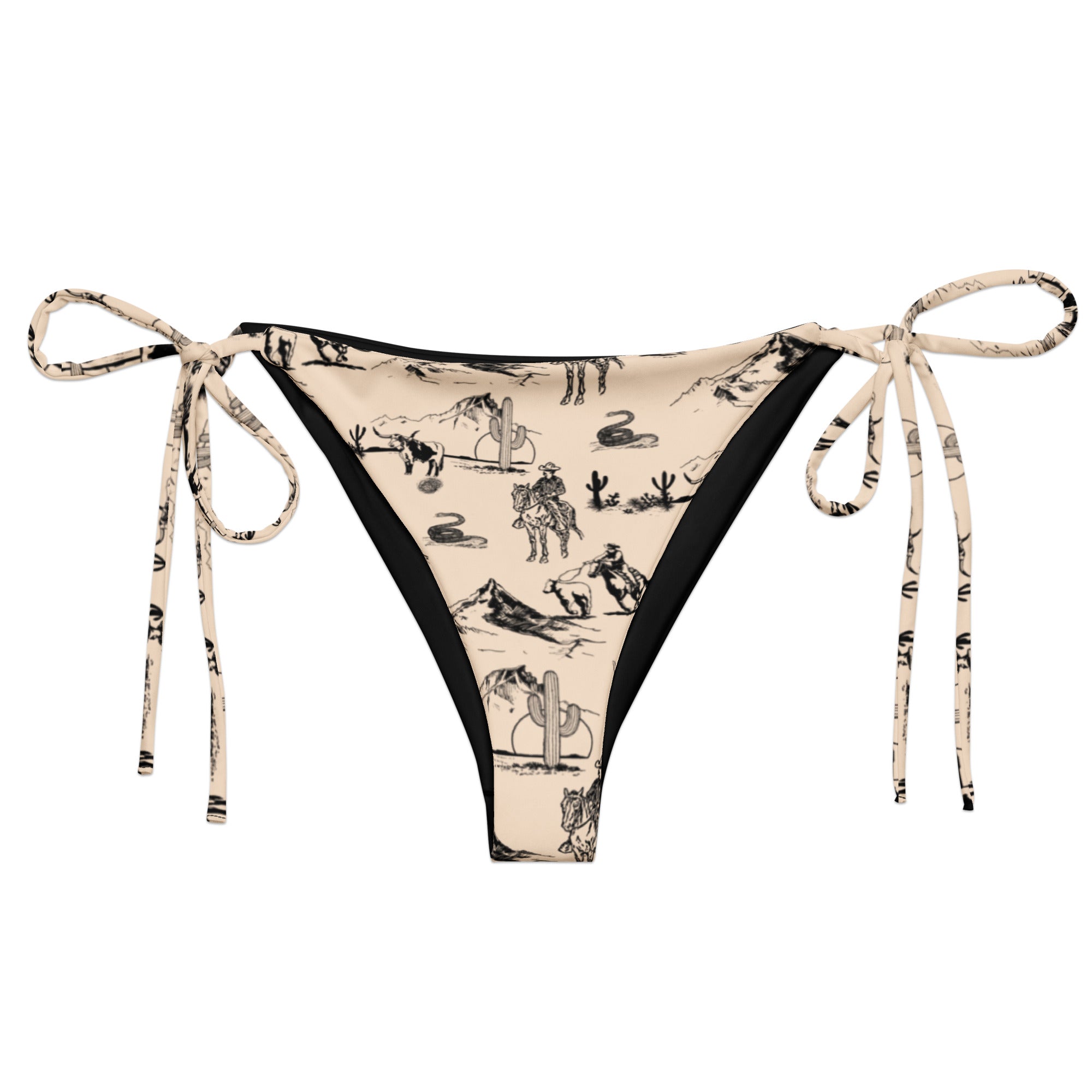 Baha Ranch Yeehaw Cowboy Ranch String Bikini Bottom