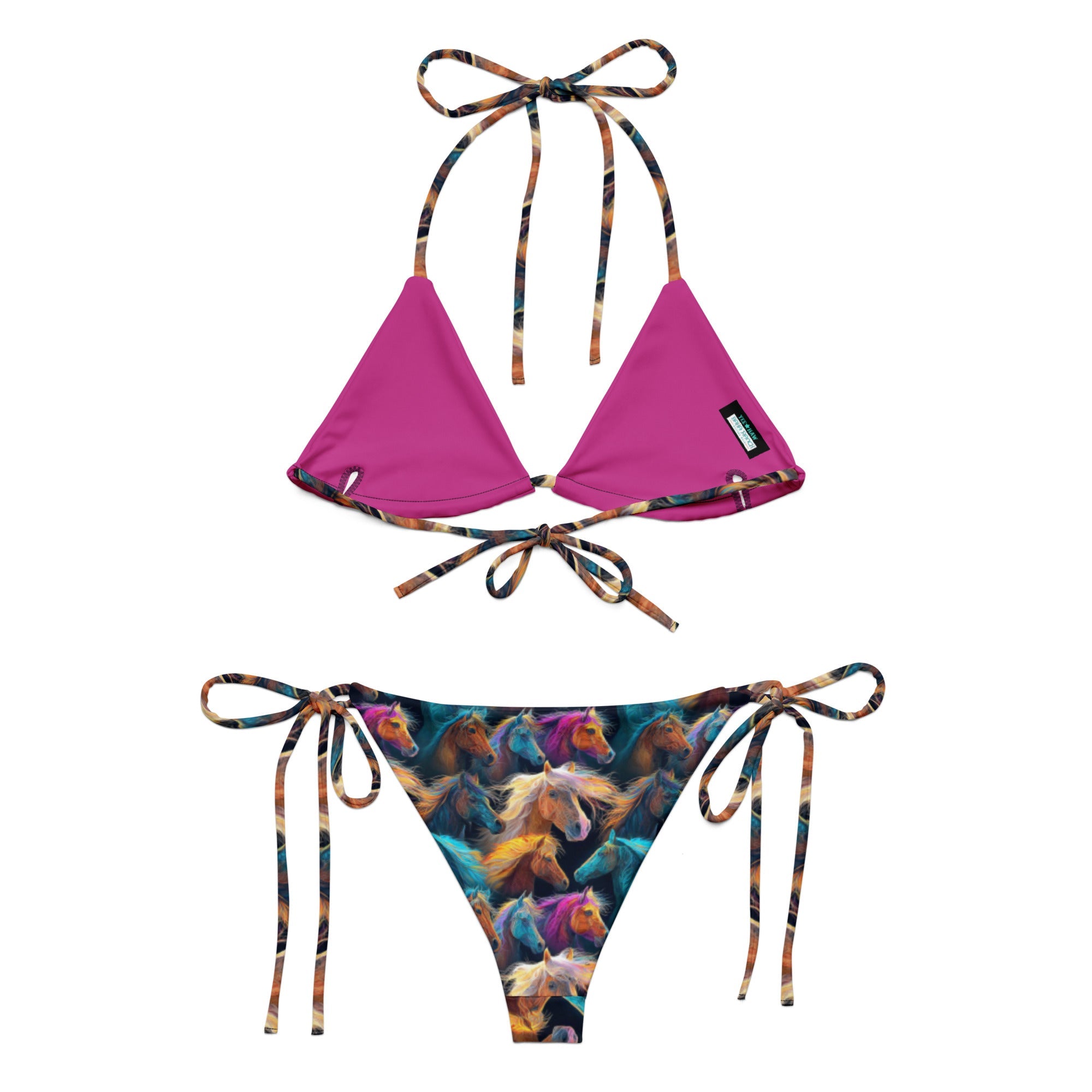 Baha Ranch Yeehaw Wild Horses String Bikini