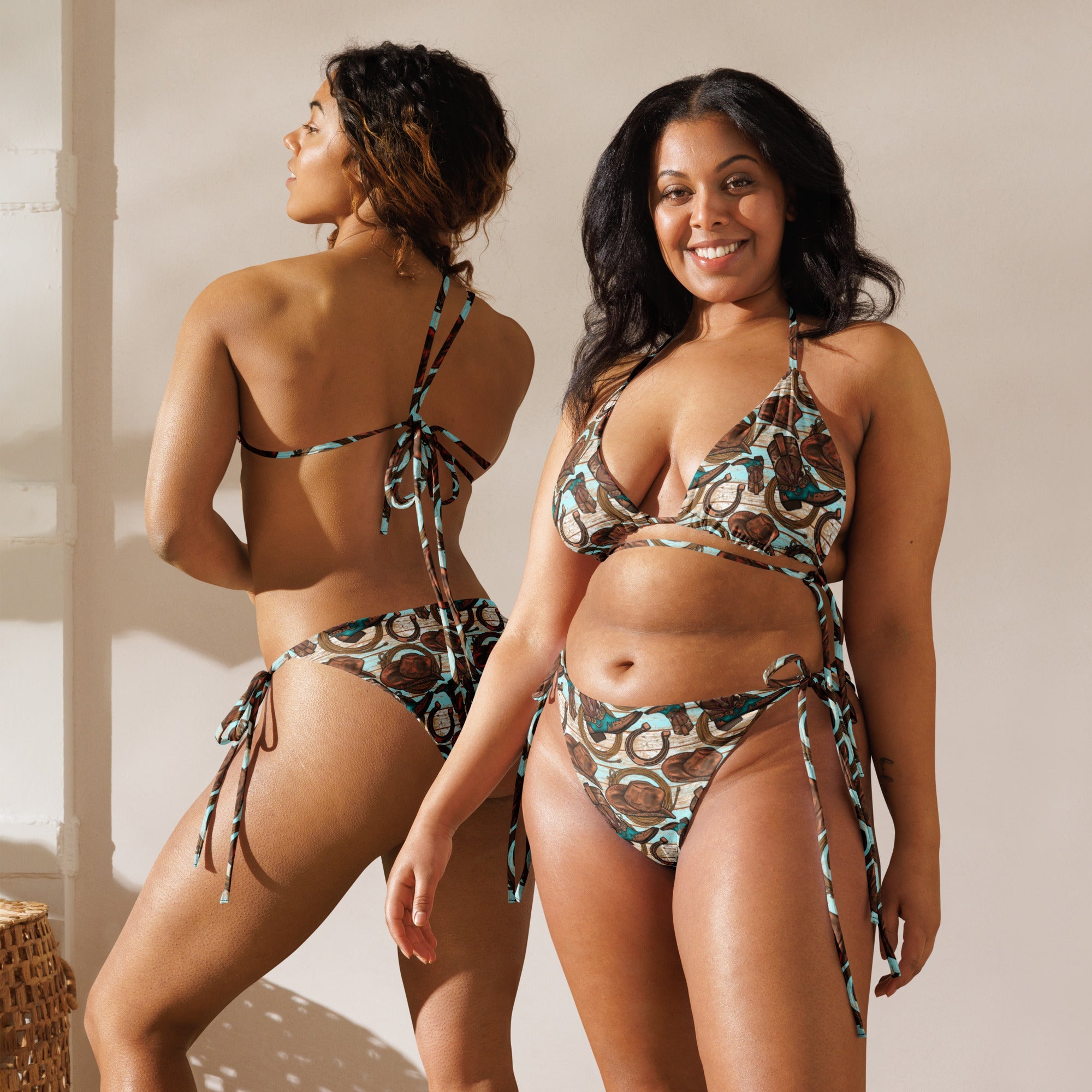 Baha Ranch Yeehaw Cowboy Up String Bikini