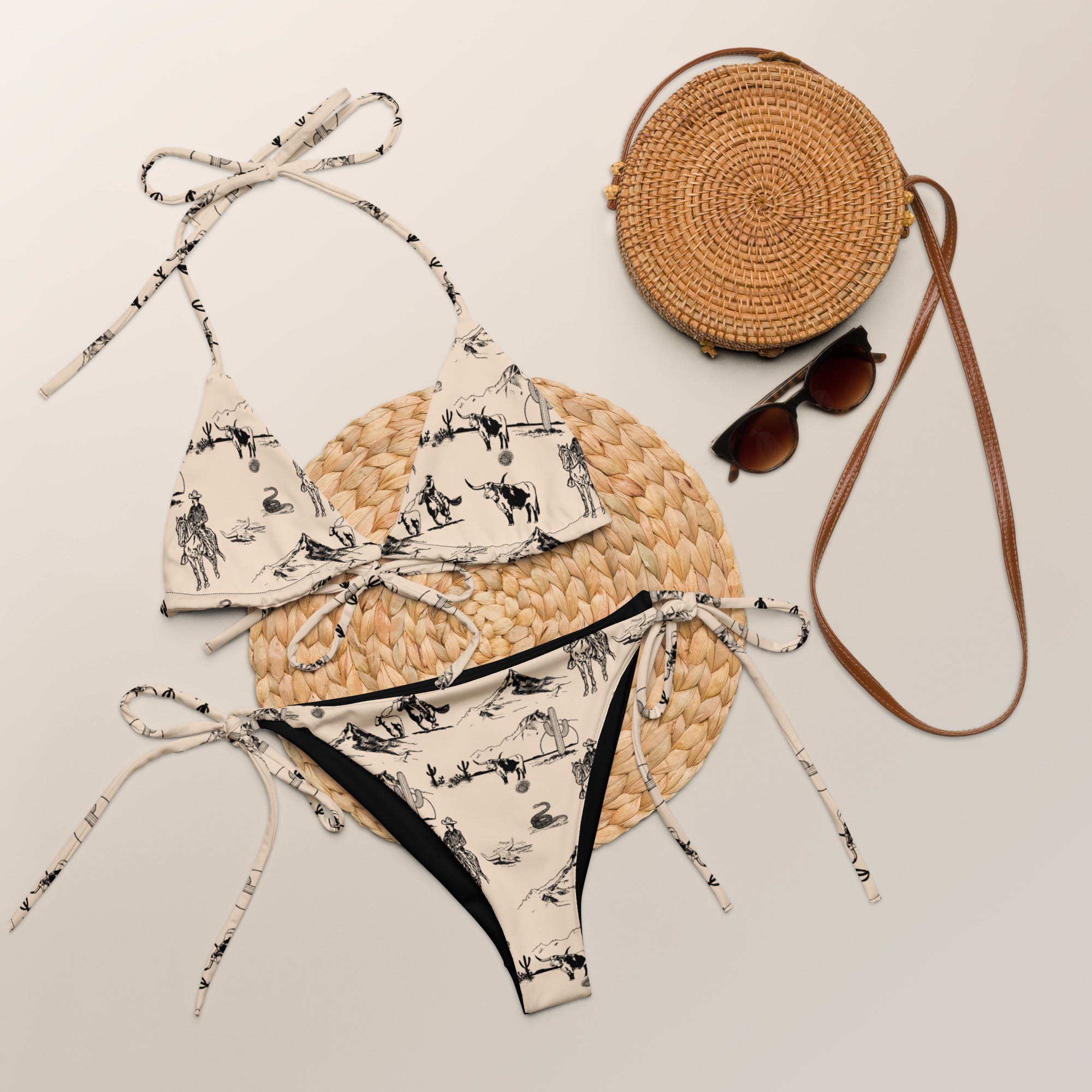 Baha Ranch Yeehaw Cowboy Ranch String Bikini