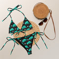 Baha Ranch Yeehaw Turquoise Hat String Bikini