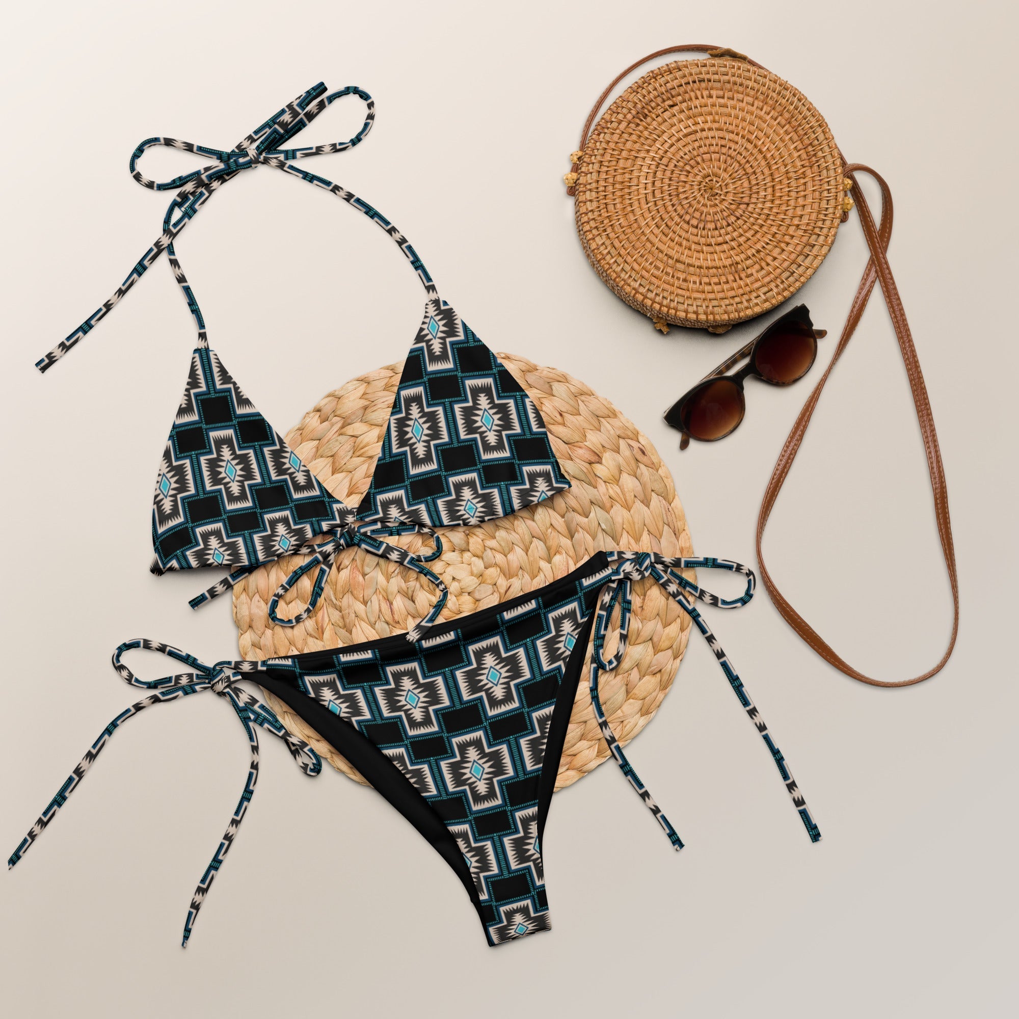 Baha Ranch Yeehaw Southwest Cross String Bikini