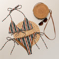 Baha Ranch Yeehaw Cocoa Aztec String Bikini
