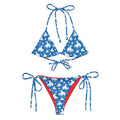 Baha Ranch Yeehaw Blue Rodeo Cowboy String Bikini