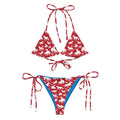 Baha Ranch Yeehaw Red Rodeo Cowboy String Bikini