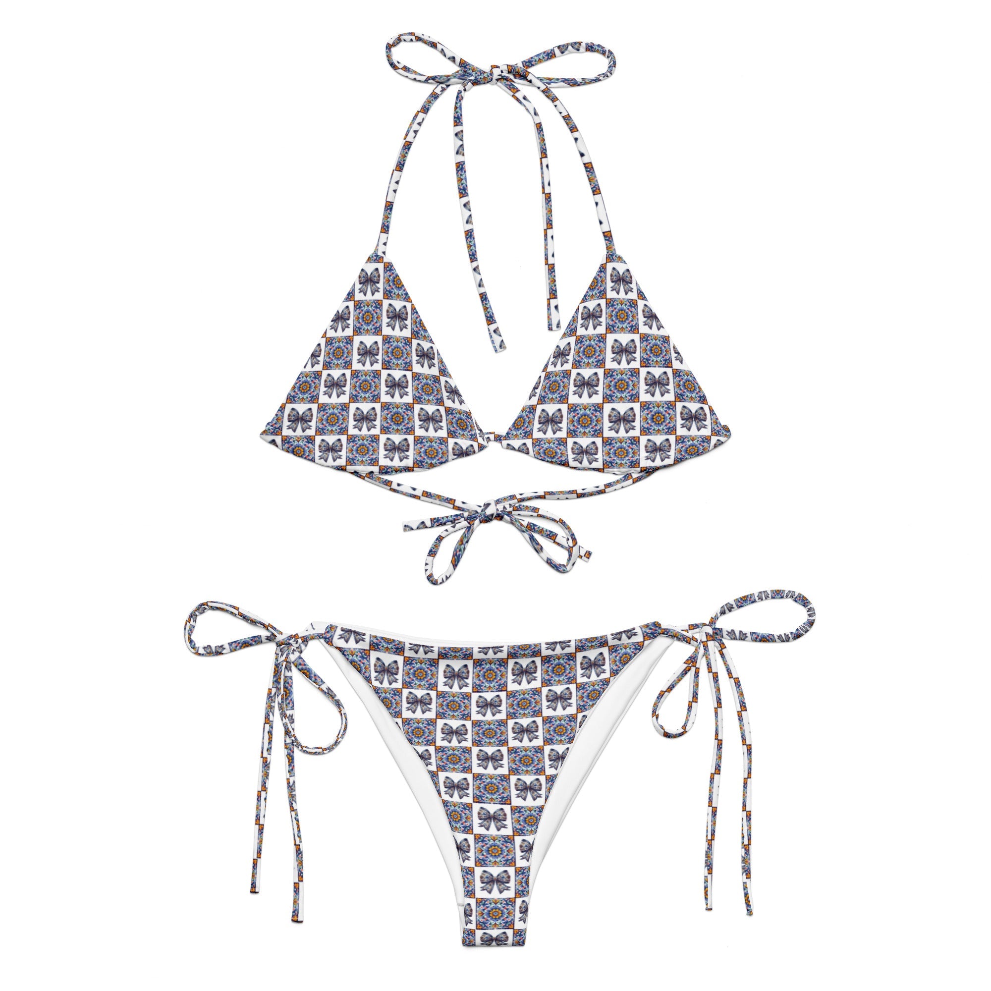 Baha Ranch Yeehaw Talavera Bow String Bikini