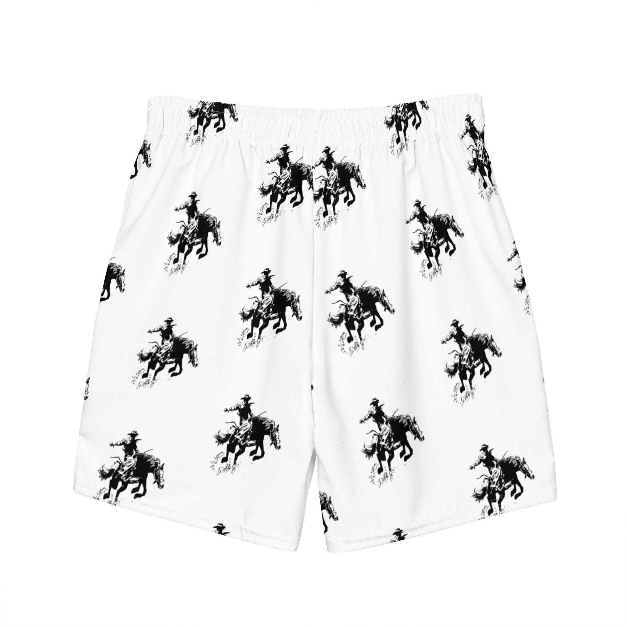 Baha Ranch Yeehaw Rodeo Bronc Men's Swim Trunks