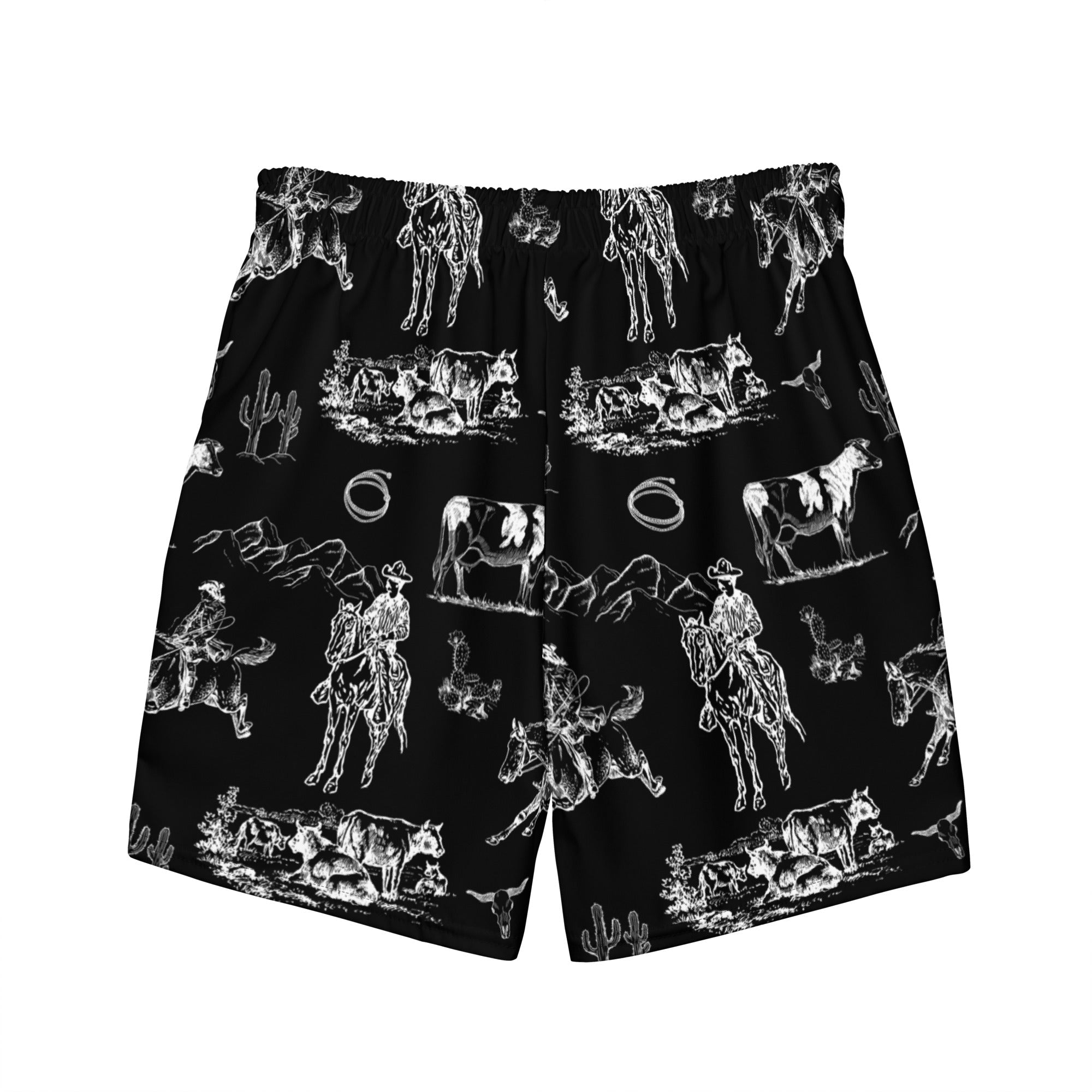 Baha Ranch Yeehaw Ranch Life Men's Swim Trunks
