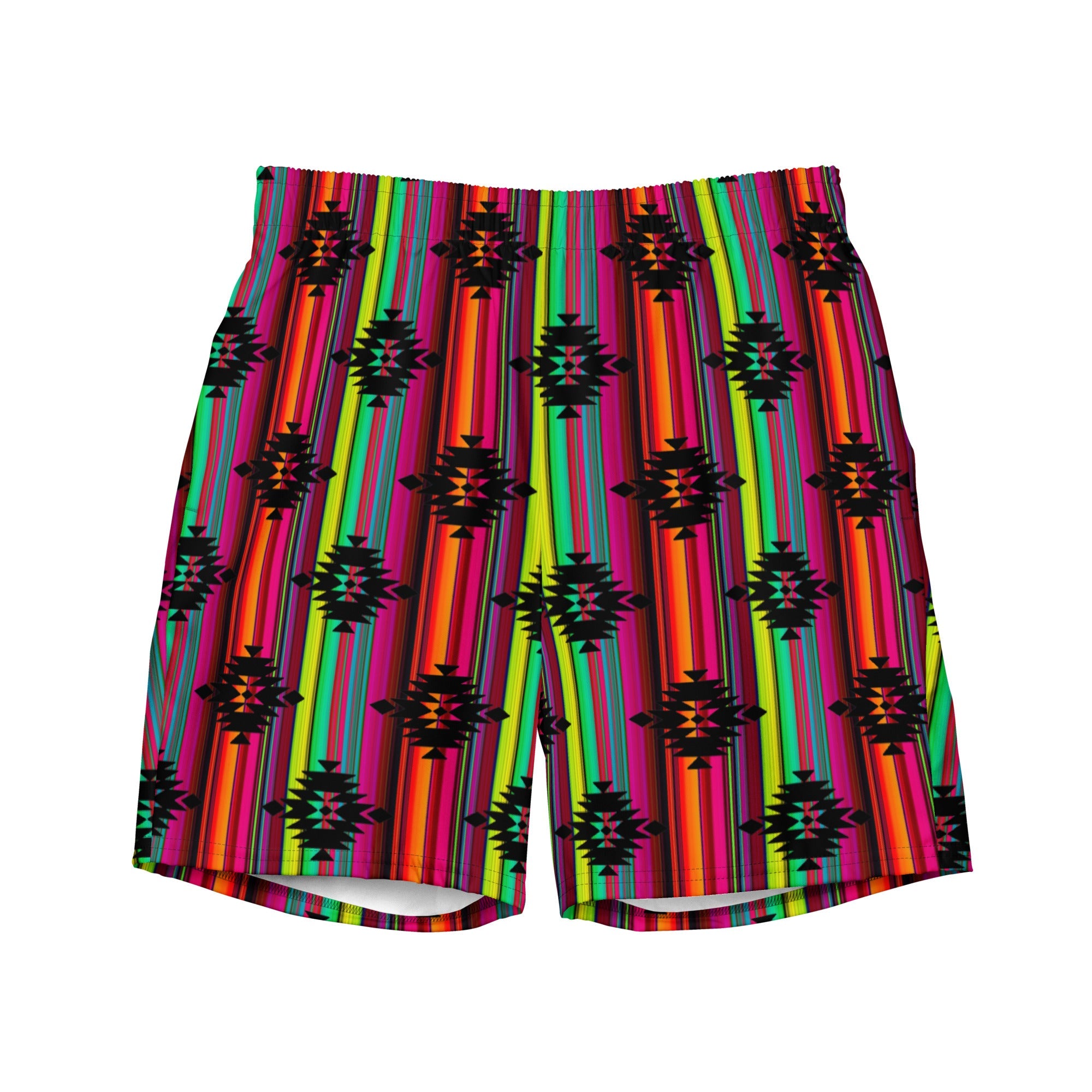 Baha Ranch Yeehaw Aztec Serape Swim Trunks