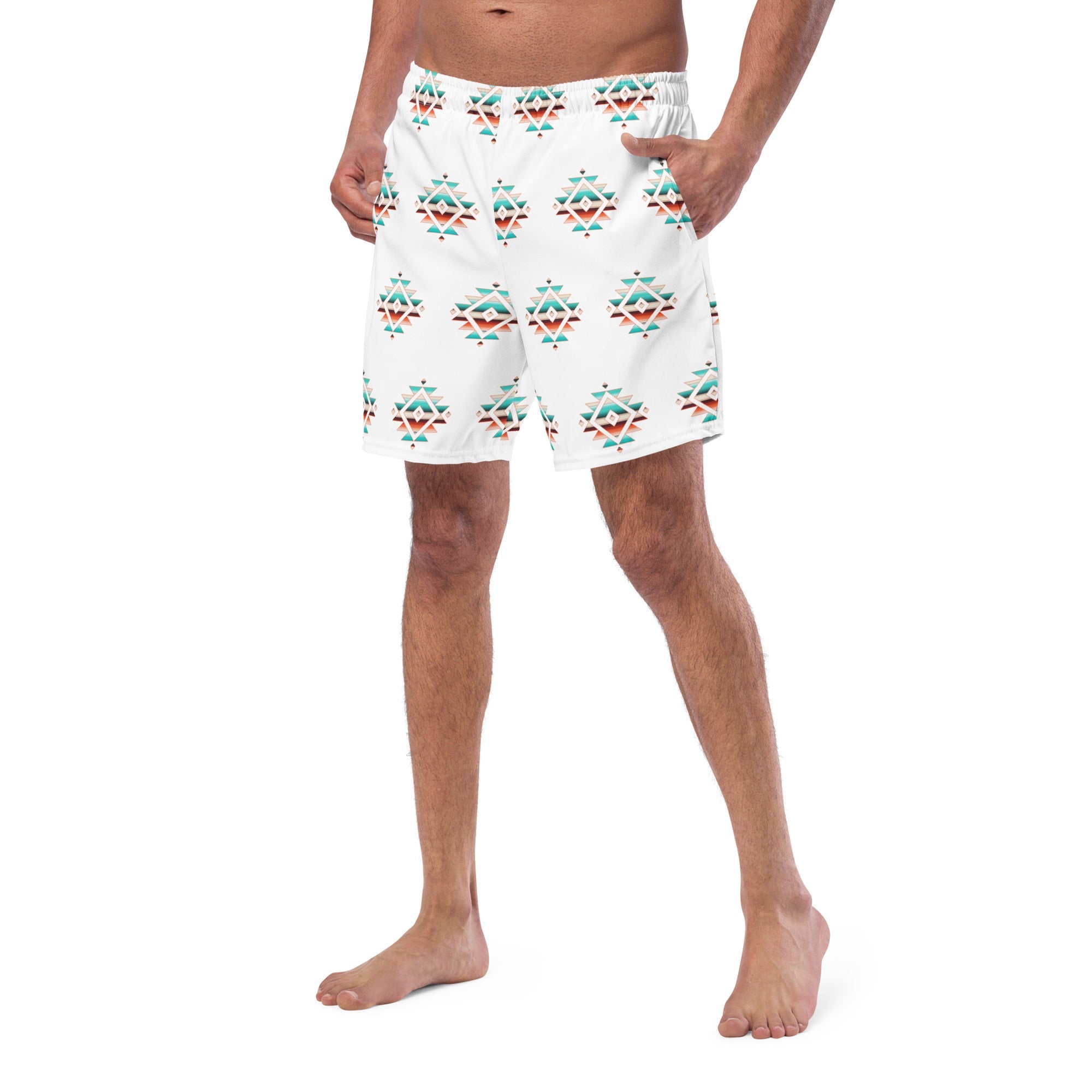 Baha Ranch Yeehaw Sedona Aztec Men's Swim Trunks