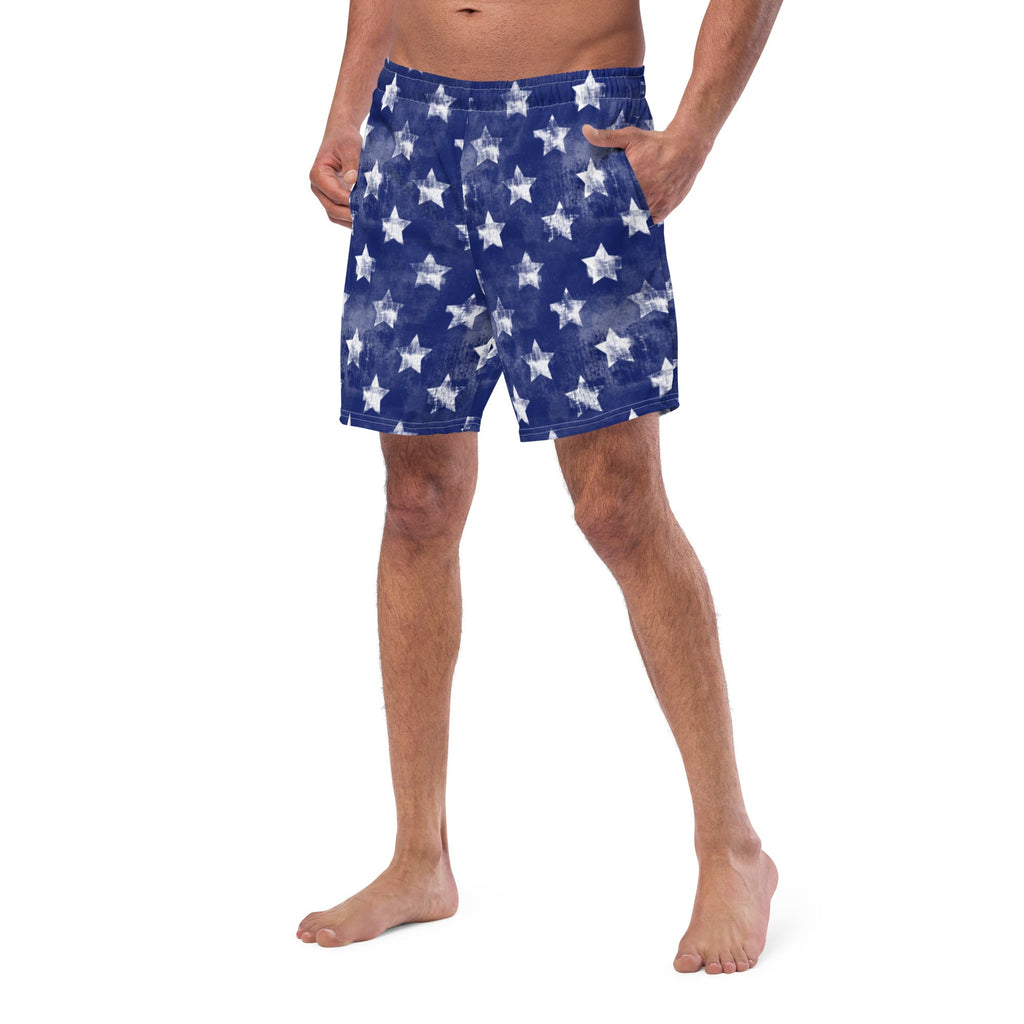 Baha Ranch Yeehaw Stars Men's Swim Trunks