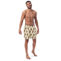 Baha Ranch Yeehaw Vintage Cowgirl Men's Swim Trunks