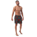 Baha Ranch Yeehaw Red Bull Skull Men's Swim Trunks