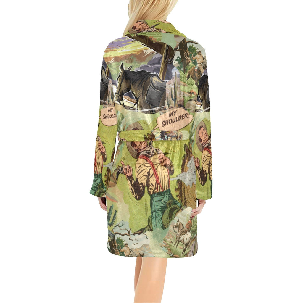 Baha Ranch Old West Women's Western Bath Robe