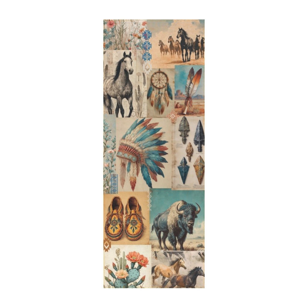 Baha Ranch Bohemian Southwest Floor Rug Runner Indoor 60" x 22" Made in America