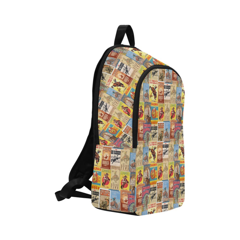 Baha Ranch Vintage Rodeo Poster Backpack
