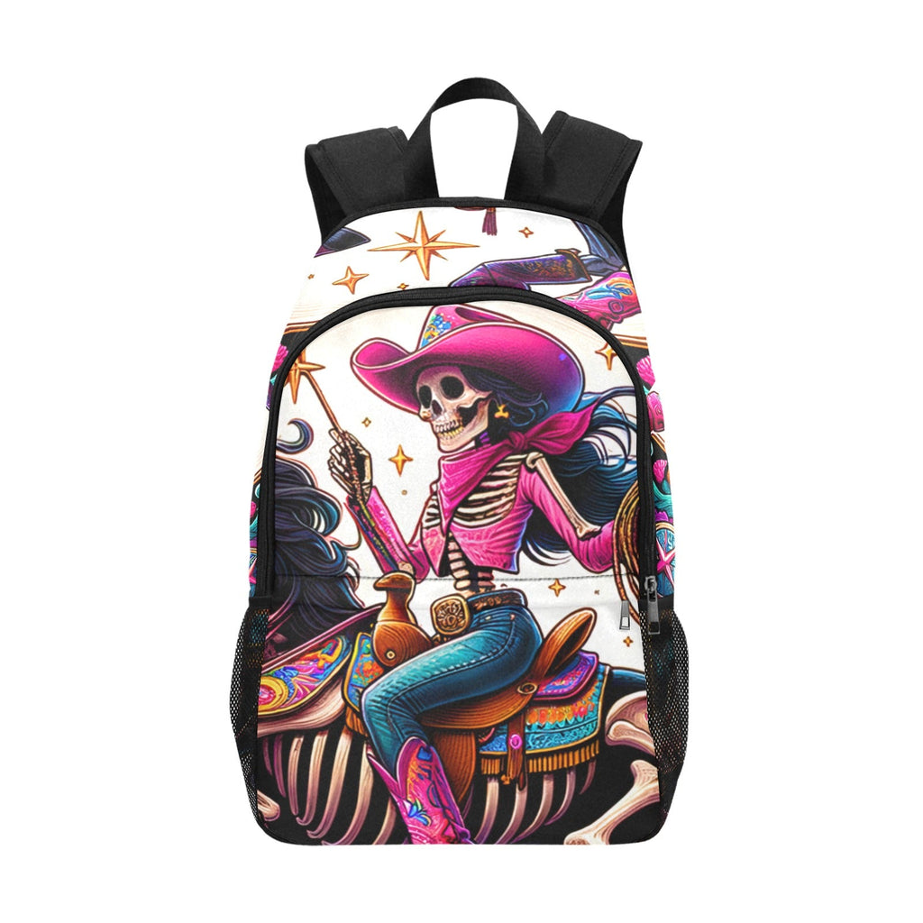 Baha Ranch Skeleton Cowgirl Backpack