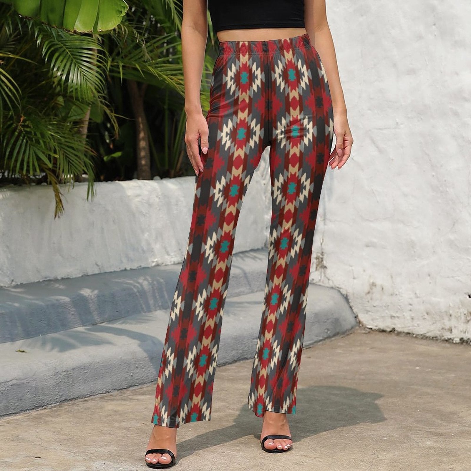 Baha Ranch Sedona Aztec Flare Pants