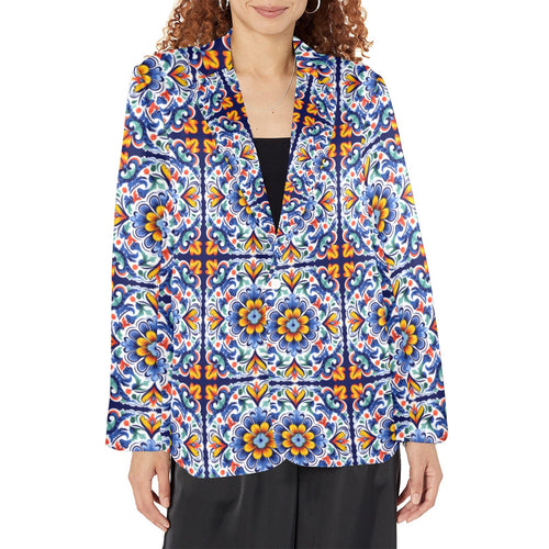 Baha Ranch Blues Talavera Women's Blazer