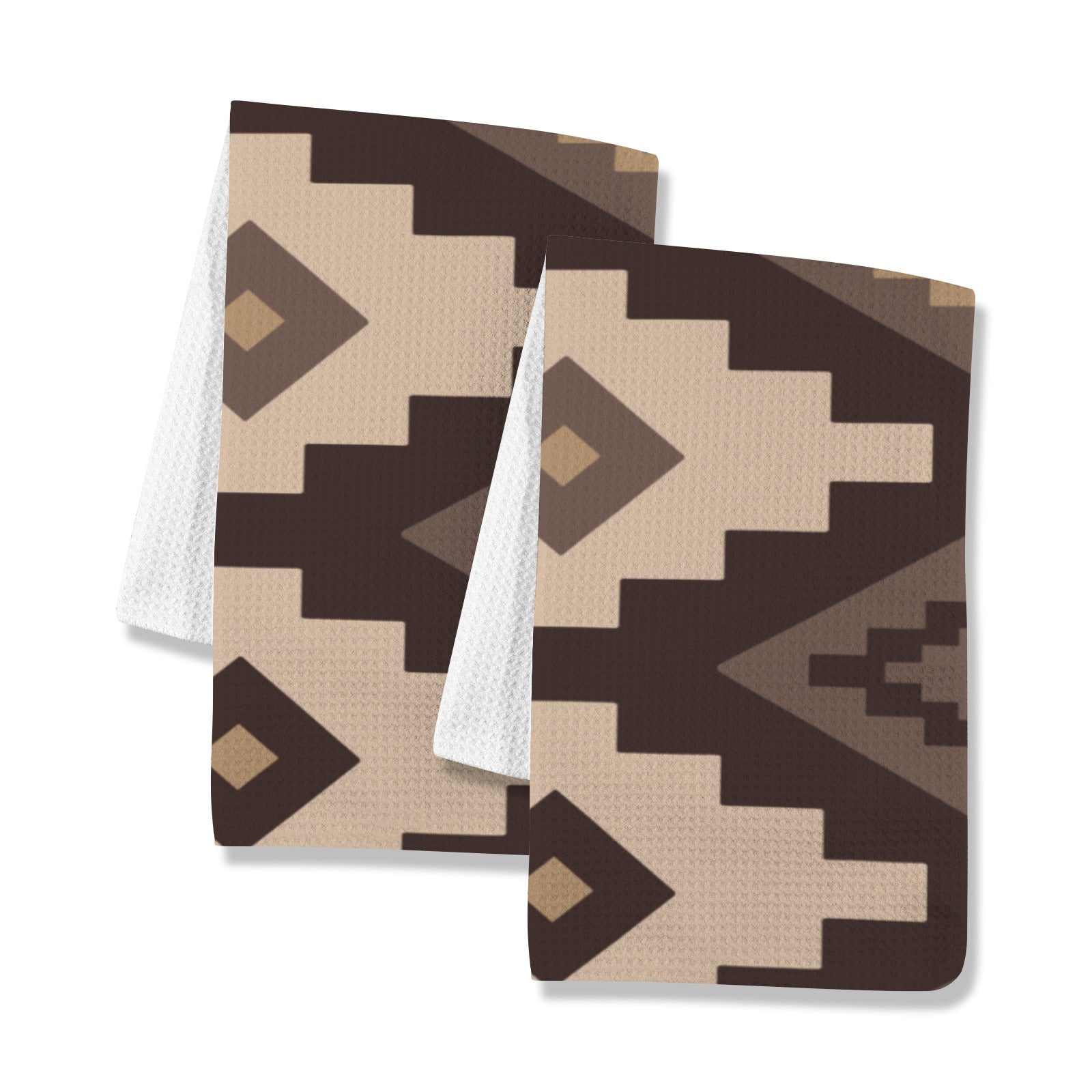 Baha Ranch Earth Aztec Set of 2 Dish Towels Kitchen Towel Made in America