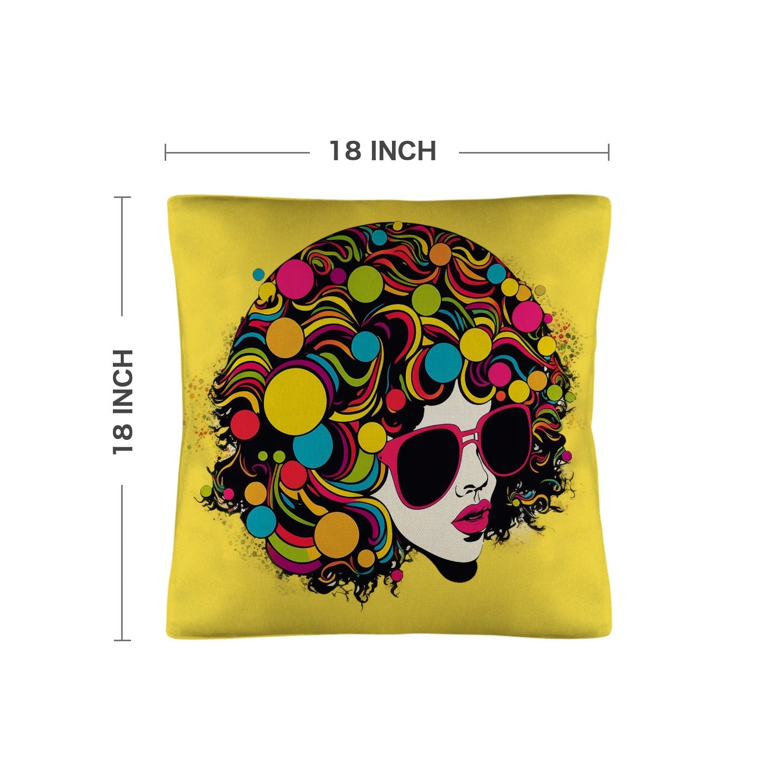 Baha Ranch Disco Girl 2 Pillow Case Made in America