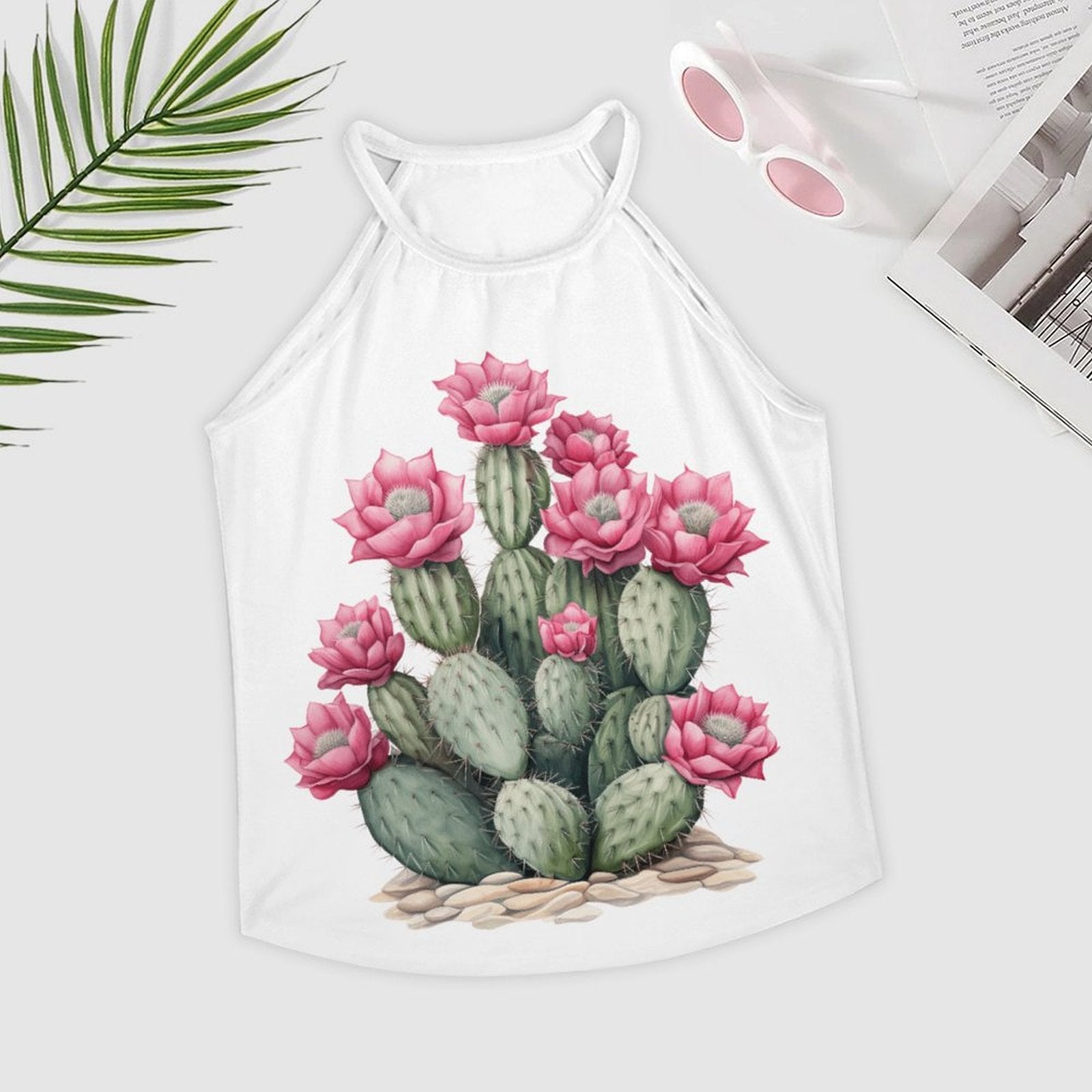 Baha Ranch Cactus Western Tank Top