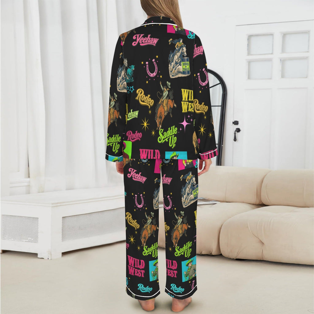 Baha Ranch The Last Round Up Satin Pajama Set