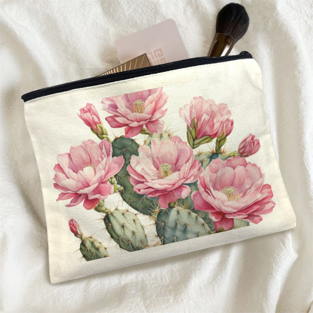 Baha Ranch Cactus Flower Cosmetic Bag Pack of 5 Made in America