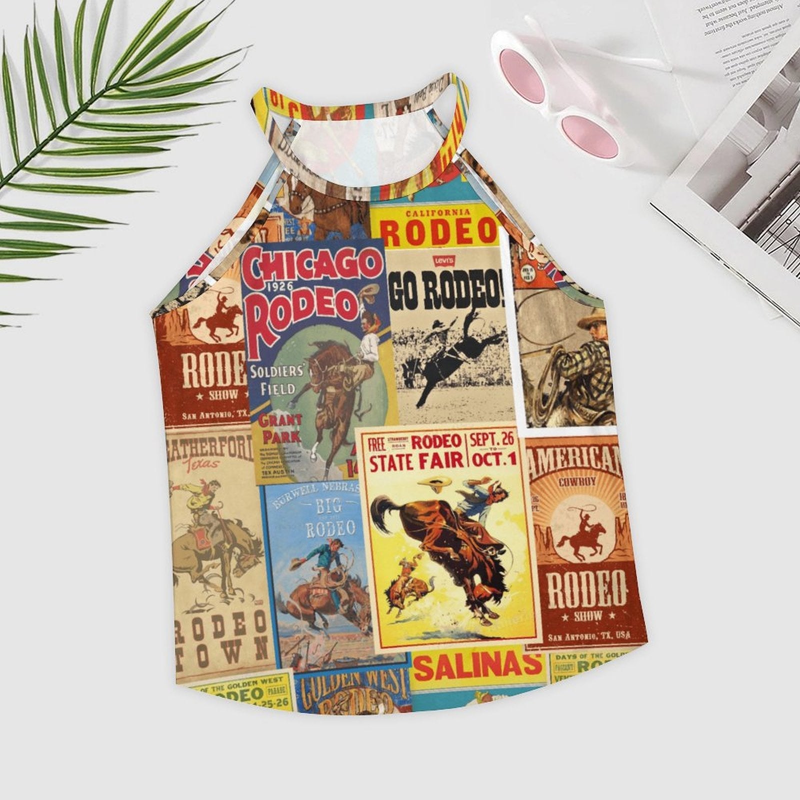 Baha Ranch Vintage Rodeo Poster Tank Top