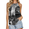 Baha Ranch Black White Desert Tank Top