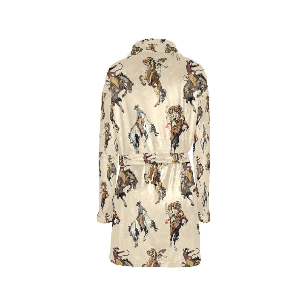 Baha Ranch Vintage Cowgirl Women's Bath Robe