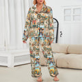 Baha Ranch Colores de Mexico Pictures of the Southwest Satin Pajamas