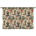 Baha Ranch Cactus and Boots Curtains 28"x40" (2-Piece) Made in America
