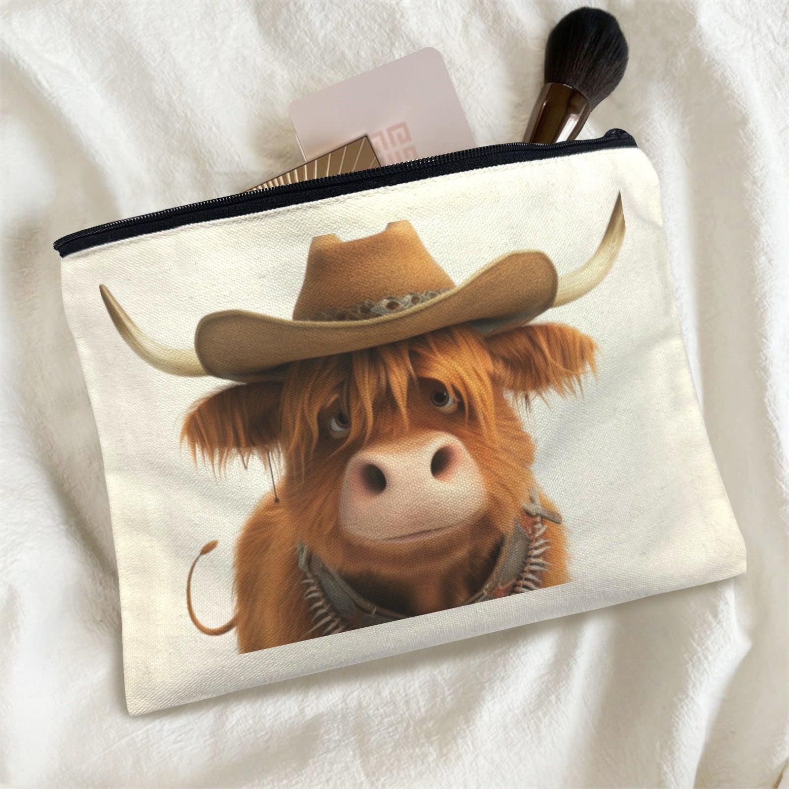 Baha Ranch Cowboy Highland Cosmetic Bag Pack of 5 Made in America