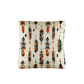Baha Ranch Aztec Feathers Pillow Case Made in America