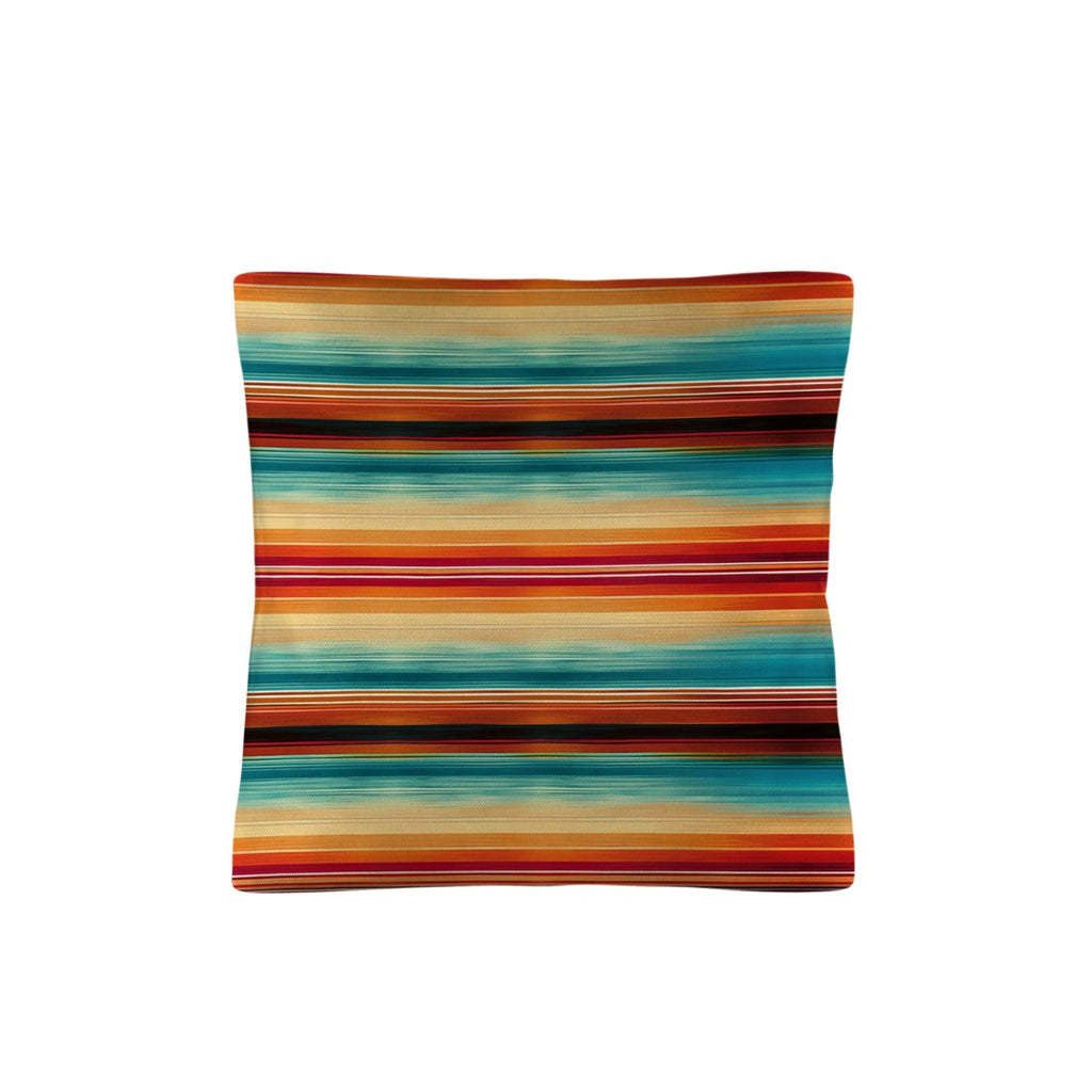 Baha Ranch Colores De Mexico Southwest Serape Pillow Case 18x18" Made in America