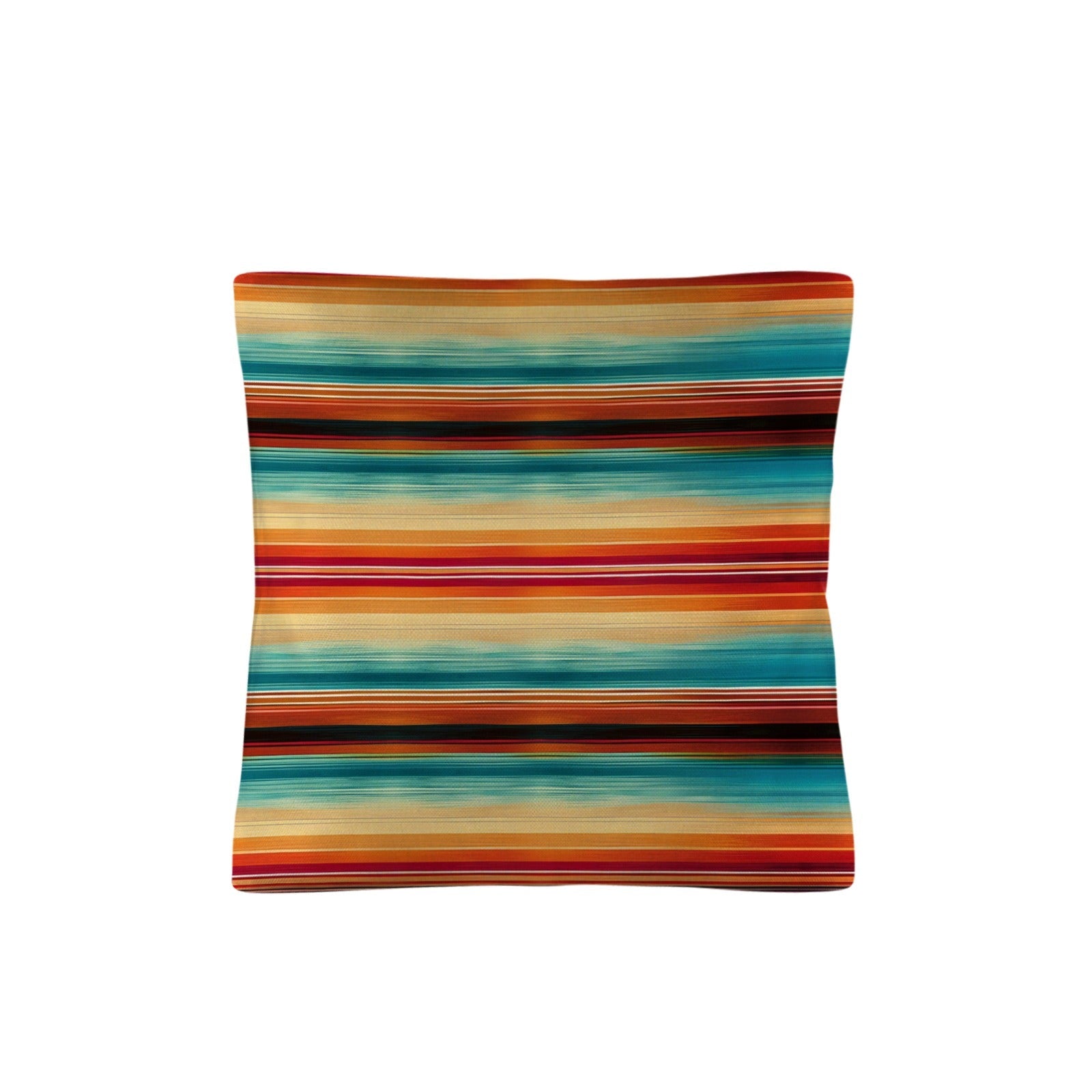 Baha Ranch Colores De Mexico Southwest Serape Pillow Case 18x18" Made in America