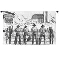 Baha Ranch Cowboy Ranch Window Curtain 52"x63" Made in America