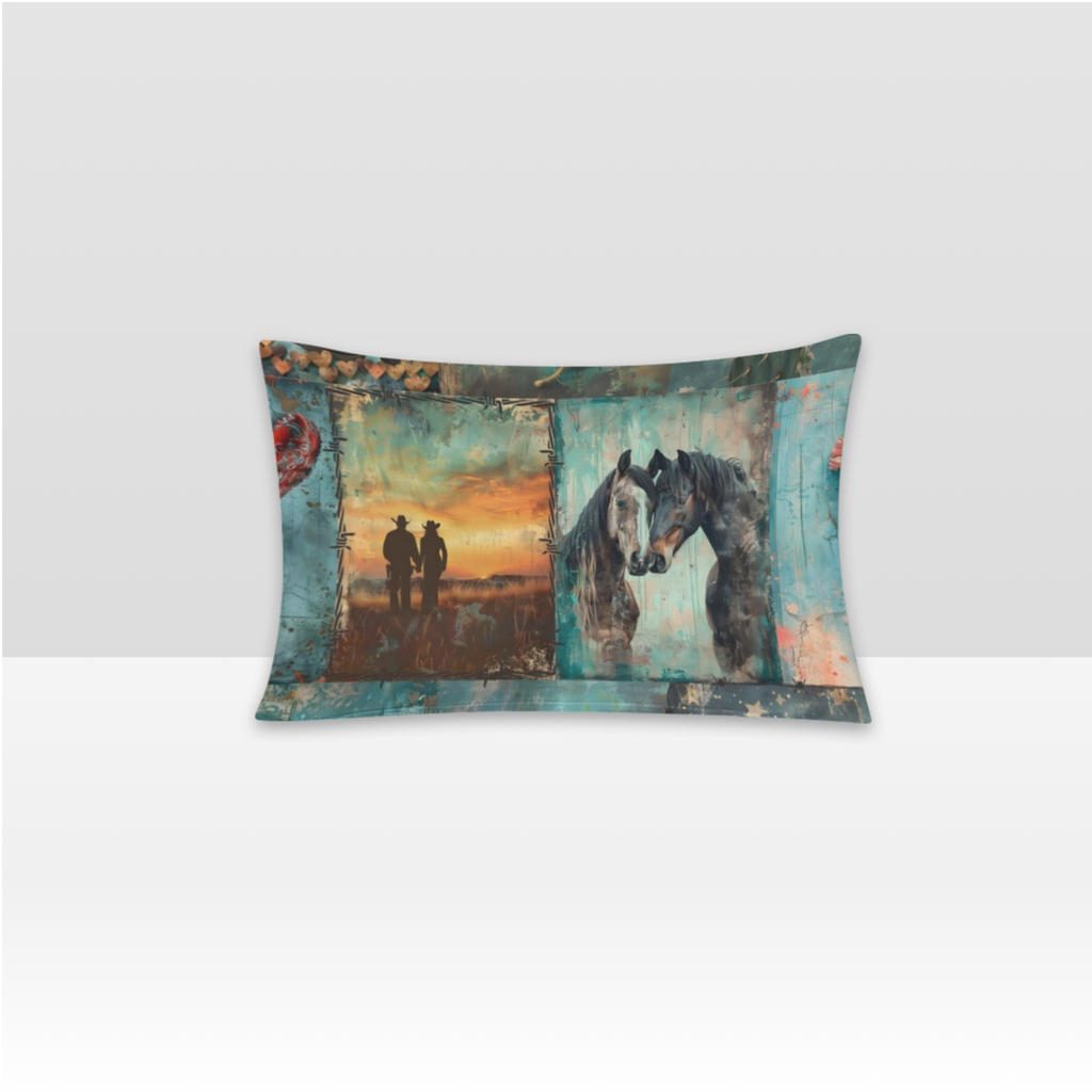 Baha Ranch Turquoise Dreams Pillow Case Made in America