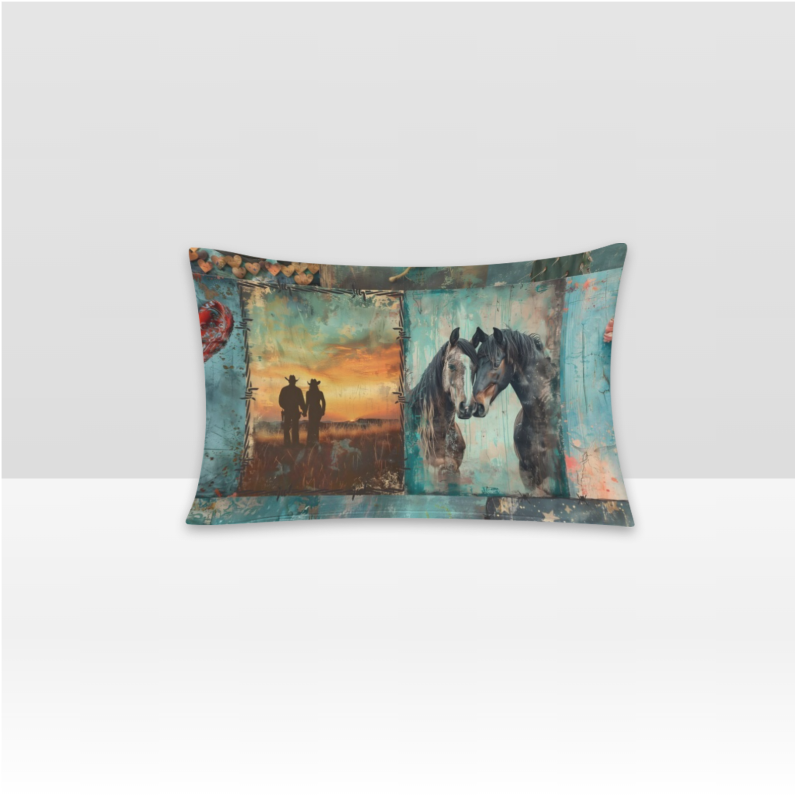 Baha Ranch Turquoise Dreams Pillow Case Made in America