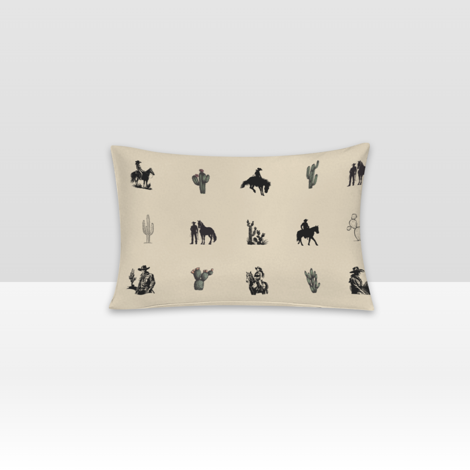 Baha Ranch Western Cowboy Cowgirl Pillowcase Made in America