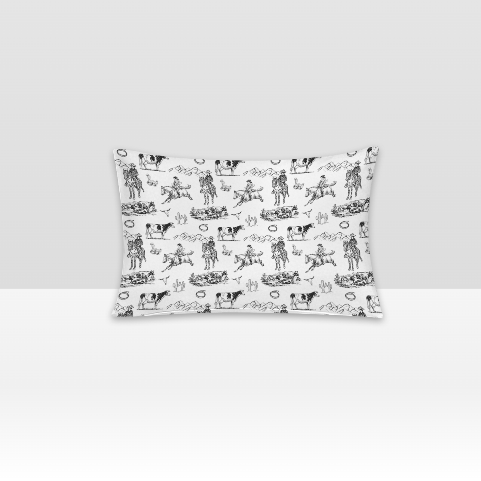 Baha Ranch Ranch Life Pillow Case White Made in America
