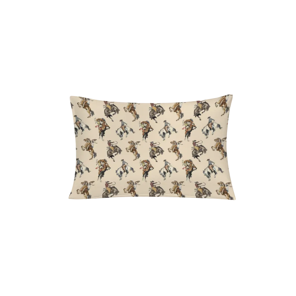 Baha Ranch Vintage Cowgirl Pillow Case Made in America