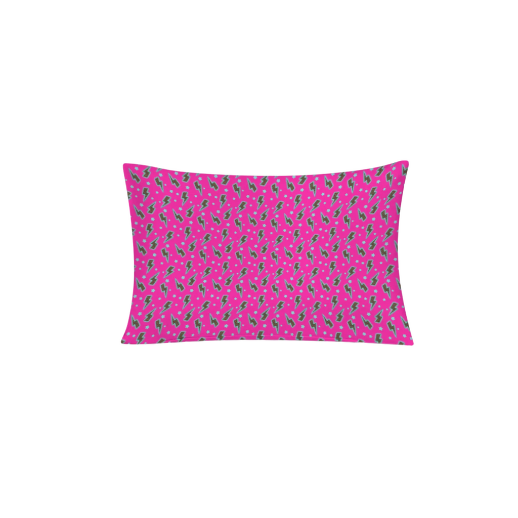 Baha Ranch Pink Lightning Bolt Pillowcase Made in America