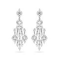 Multi Shape Chandelier Drop Earrings